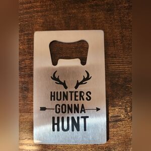 NEW, STAINLESS STEEL BOTTLE OPENER